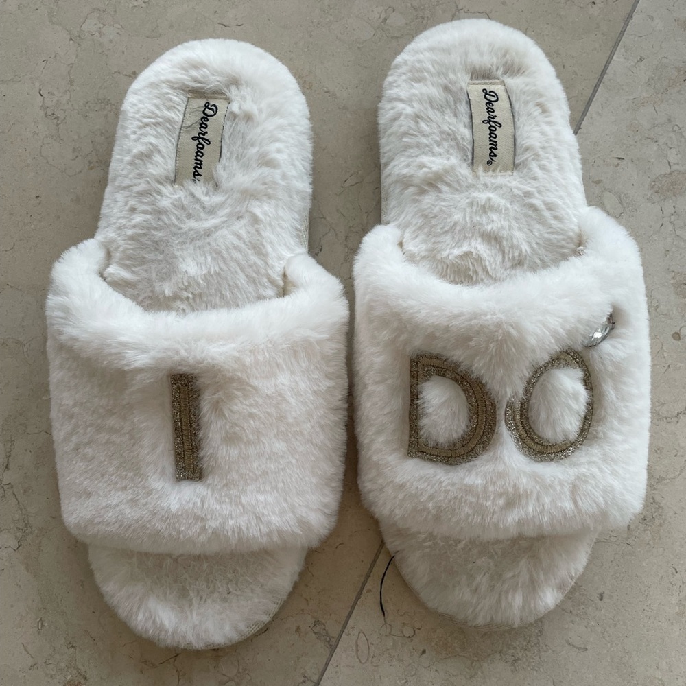 Bride “I Do” slippers